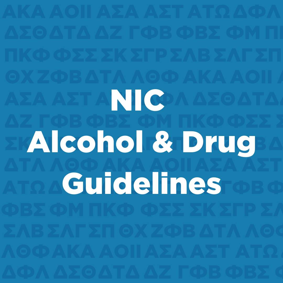 NIC Alcohol and Drug Guidelines